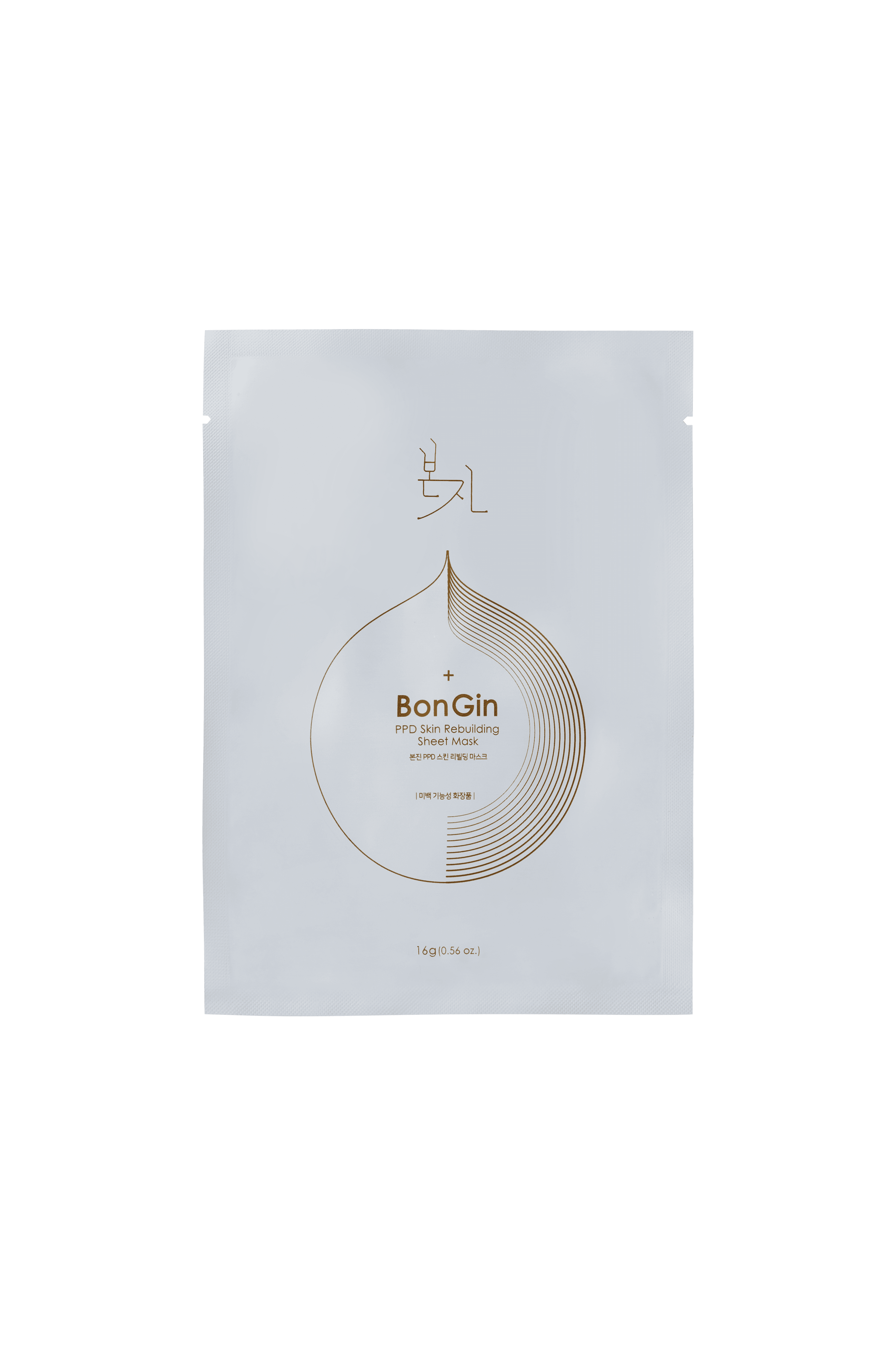 BonGin PPD Rebuilding Sheet Mask - Vitamin C texture
